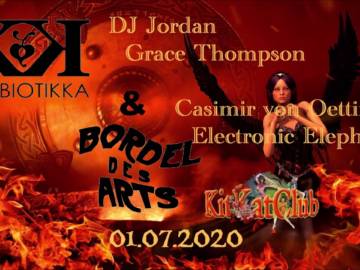 DJ Jordan @ SYMBIOTIKKA & Bordel des Arts [KitKat Club