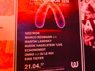 EINS TIEFER Dj Set @ 10 JAHRE UPON.YOU // 21_04_17