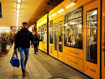 Rush hour – Erfurt Germany – Central Station – Subway