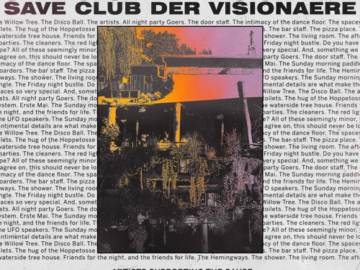 Save Club Der Visionaere – Fundraiser Compilation