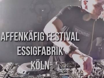 Koen Groeneveld DJ-Set beim Affenkäfig Festival – Essigfabrik – Köln