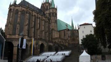 Veranstaltungstechnik beim Papstbesuch in Erfurt: Bühnen- und Beschallungstechnik