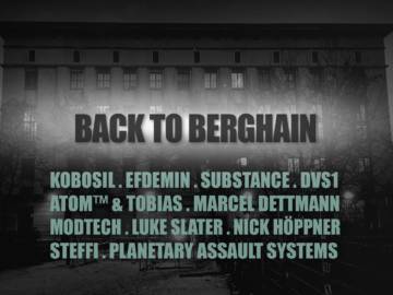 ZURÜCK NACH BERGHAIN I Efdemin, Marcel Dettmann, Kobosil, Luke Slater,