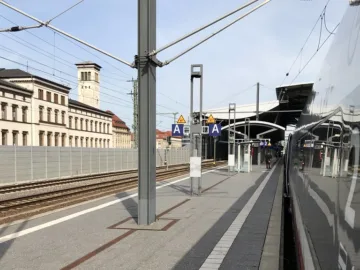 Intercity Express at Erfurt Hauptbahnhof, Thuringia