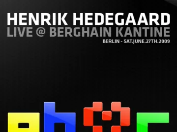 Henrik Hedegaard (Club Dish) – LIVE at Berghain Kantine, Berlin