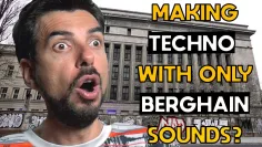 Making a Techno beat using only Berghain sounds feat. Radical