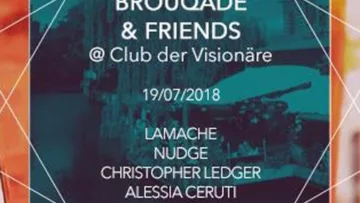 NUDGE Live @ Brouqade & Friends – Club Der Visionaere