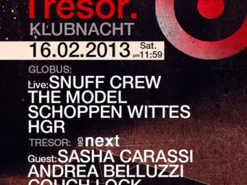 Das Model – live im Tresor, Berlin, 16.02.2013