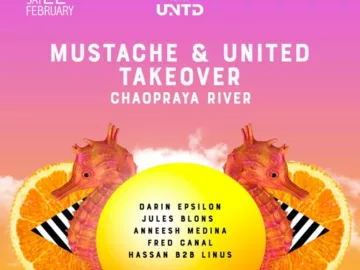 Live @ Mustache & United Boat Party in Bangkok, Thailand