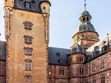 Schloss Johannisburg, Aschaffenburg, Lower Franconia, Franconia, Bavaria, Germany