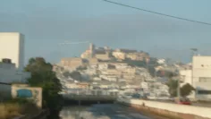 Old Ibiza town across the bay from Pacha