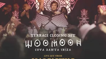 Valentín Huedo at WooMoon Cova Santa, Ibiza (Terrace closing set)