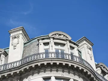 upper rotunda facade – McCormick Apartments – Washington DC –