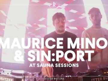 Maurice Mino & sin:port at Sauna Sessions by Ritter Butzke