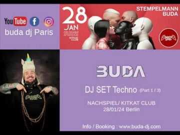 BUDA TECHNO Dj set Nachspiel kitkat club Berlin 28.01.24