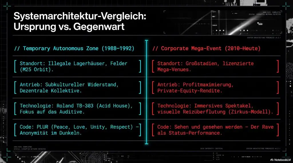 Kommerzialisierung Techno Raves 2