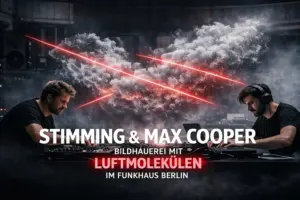 Stimming & Max Cooper: Bildhauerei mit Luftmolekülen im Funkhaus Berlin