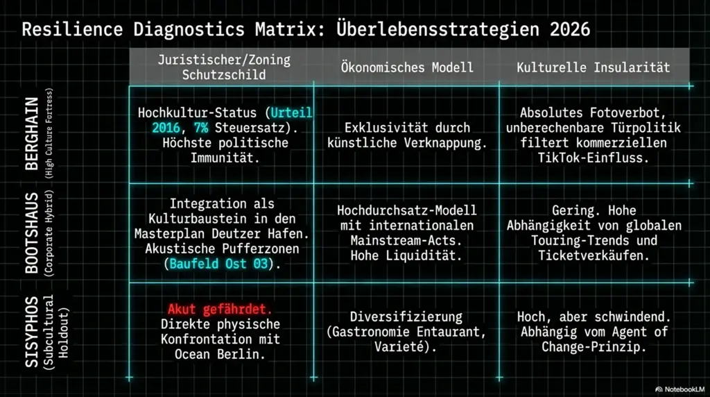Bootshaus, Berghain, Sisyphos: Wer überlebt den Mix aus Gentrifizierung, Ticket‑Krieg und Hard‑Techno‑Skandalen? 6 Clubkultur Berlin Krise 5